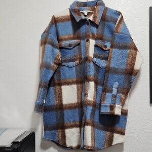 Sonoma Blue and Brown Checkered Jacket